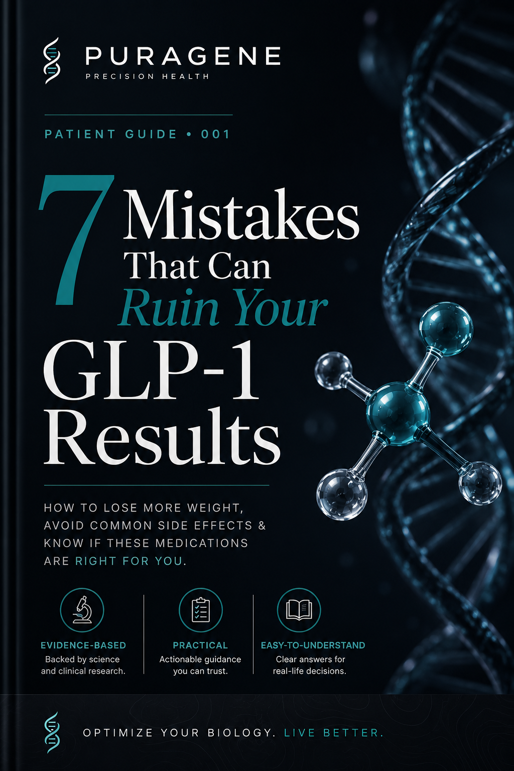 7 Mistakes That Can Ruin Your GLP-1 Results — free PuraGene Patient Guide 001